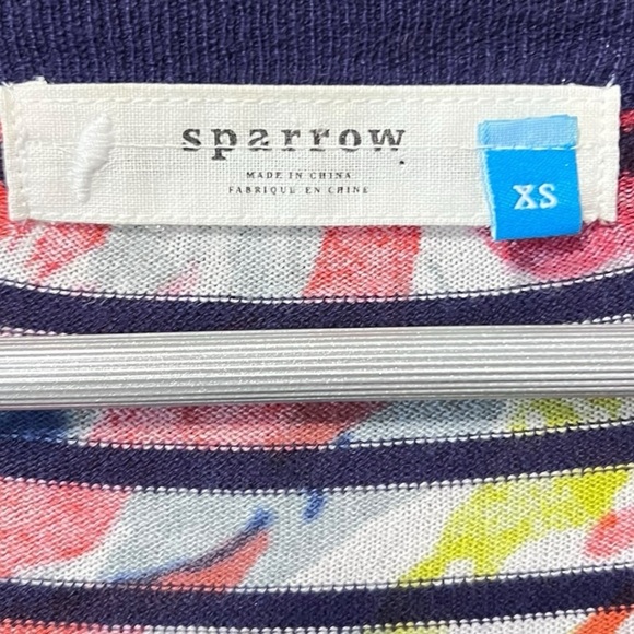 Sparrow by Anthropologie Floral Striped Cardigan – Size XS - Picture 3 of 4